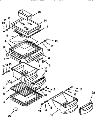 Refrigerator shelf
