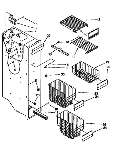 Freezer liner