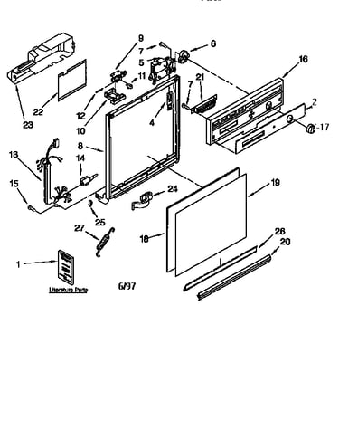 Frame and console