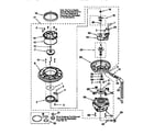 Kenmore 66516685790 pump and motor diagram