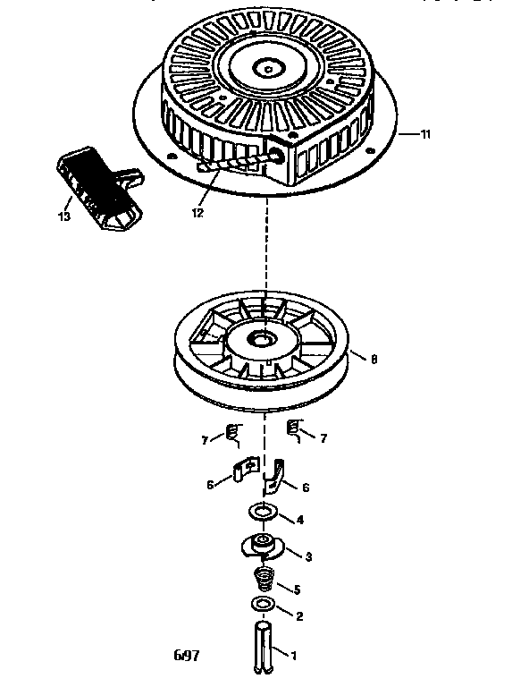 RECOIL STARTER 590746