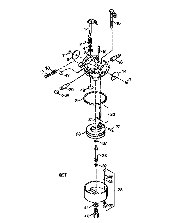 CARBURETOR 640058