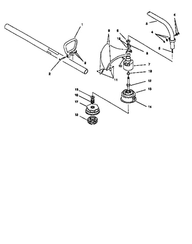 Shaft and head assembly