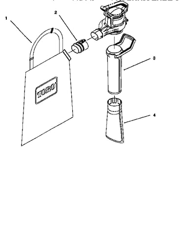 Vacuum tube and bag assembly
