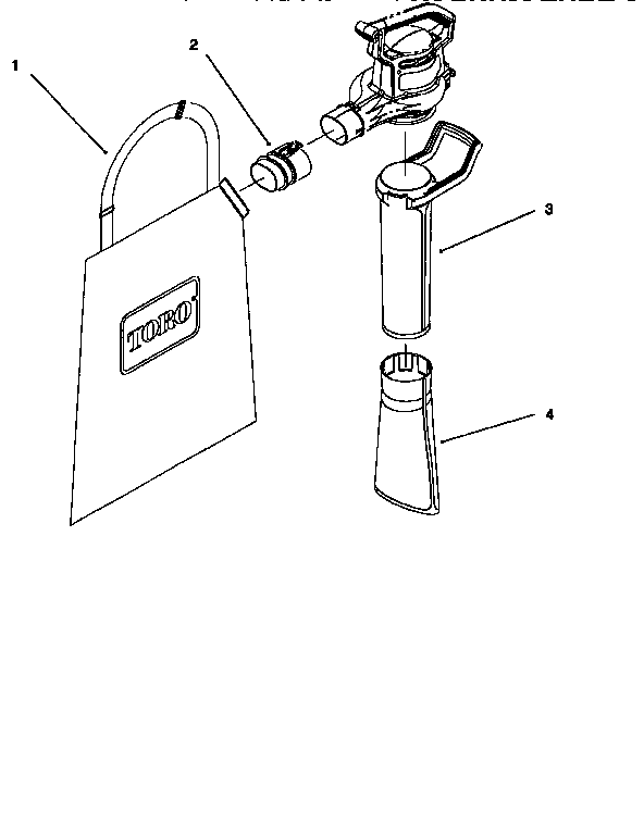 Vacuum tube and bag assembly