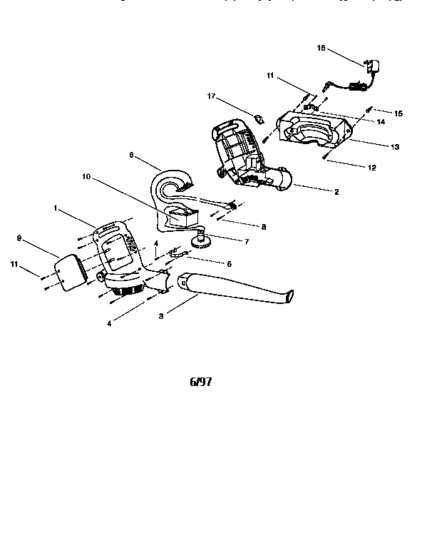 Weed eater blower