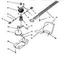Motor and blade assembly