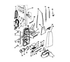 Kenmore 11637213793 dust compartment and motor diagram