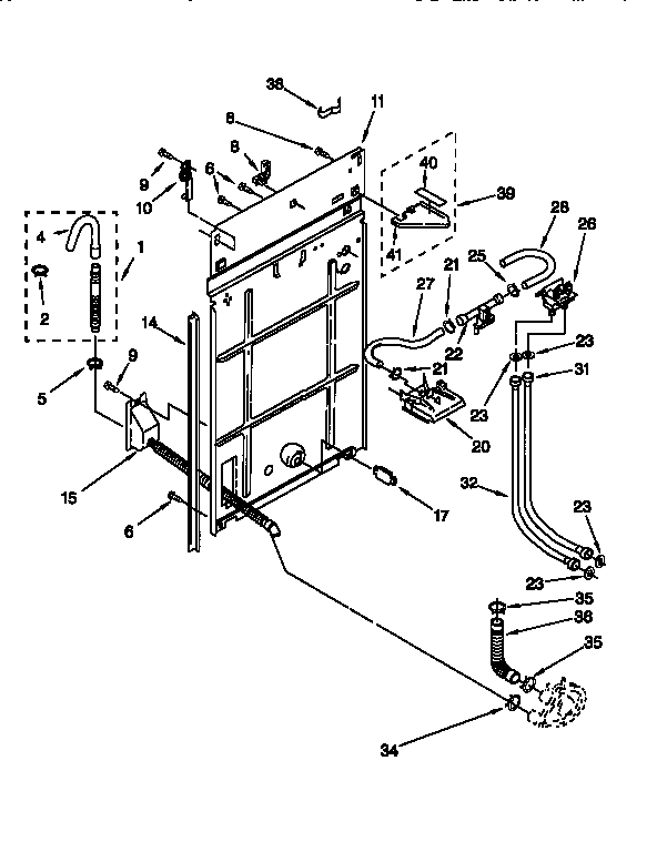 Rear panel