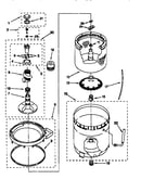 Agitator, basket and tub