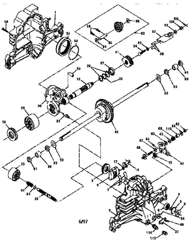 Hydro-gear transaxle