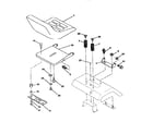 Western Auto AYP7167A79 seat assembly diagram