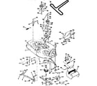 Craftsman 25993 mower deck diagram