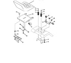 Western Auto AYP9149C79 seat assembly diagram