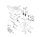Weed Eater HD19H42A seat assembly diagram