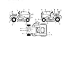 Weed Eater HD19H42A decals diagram