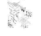 Wizard AYP7159A69 seat assembly diagram