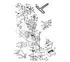 Craftsman 25995 mower deck diagram