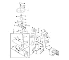 Weed Eater 440501 steering assembly diagram