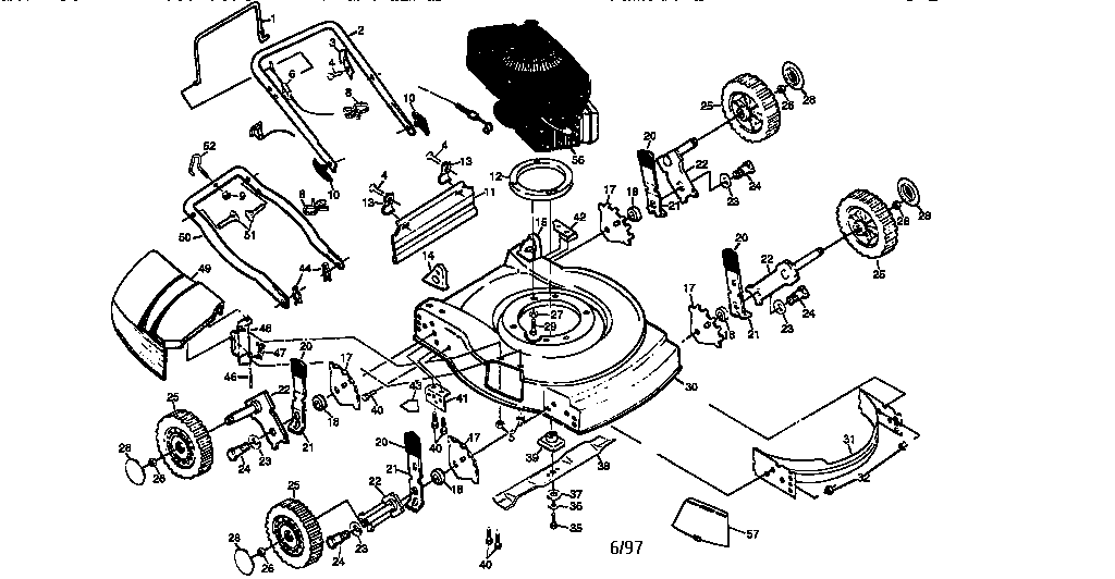 Rotary lawn mower