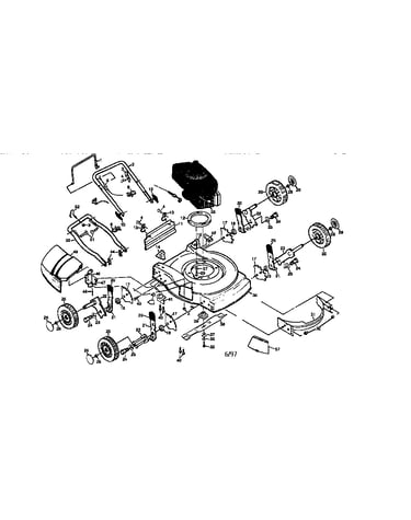 Rotary lawn mower