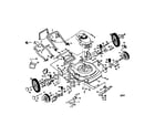 Craftsman 917387071 rotary lawn mower diagram