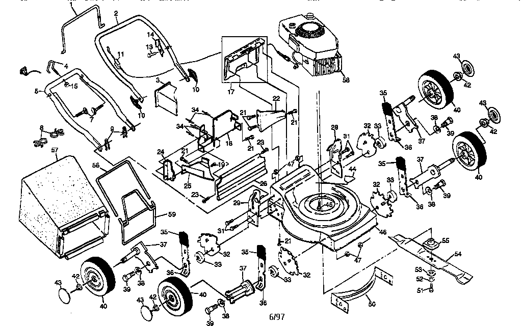 Rotary lawn mower