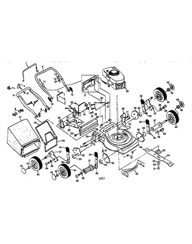 Rotary lawn mower