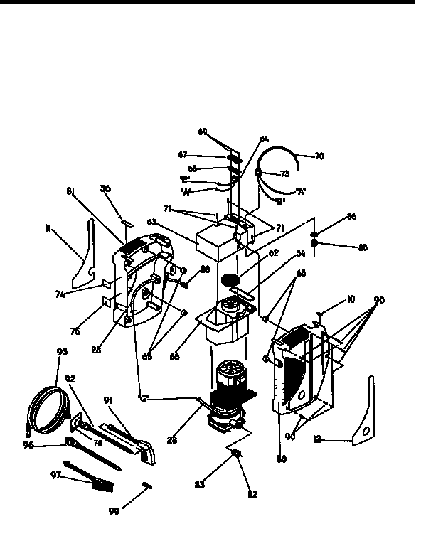 Motor housing assembly