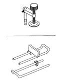 Hold down clamp & table extension