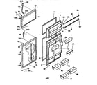 Frigidaire FRT21NNCW5 door diagram