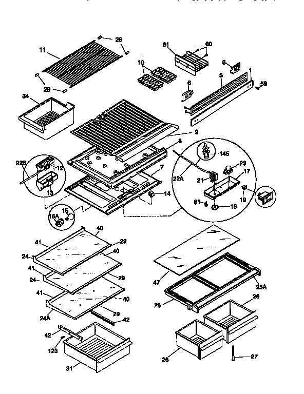 SHELVES