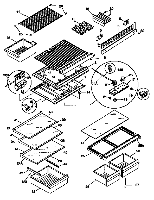 SHELVES