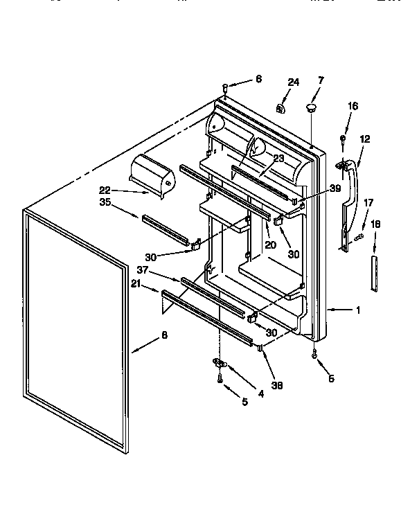 REFRIGERATOR DOOR