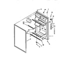 Kenmore 10667038791 refrigerator door diagram