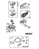 Air cleaner assembly and gasket set