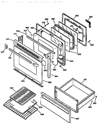 Door and drawer