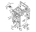 GE JBP76GIV1 door and drawer diagram