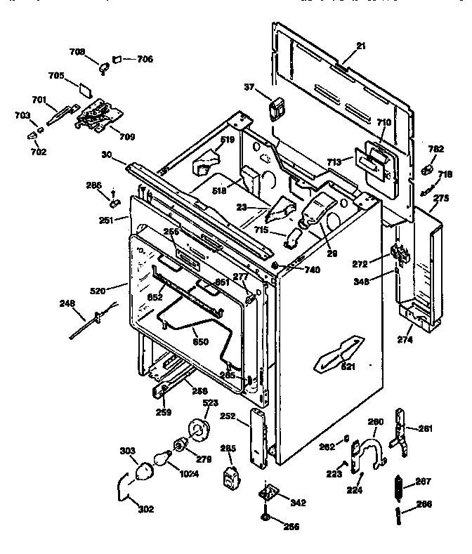 Door and drawer