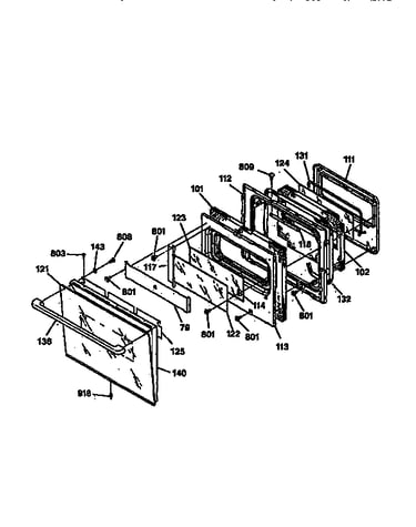 Oven door