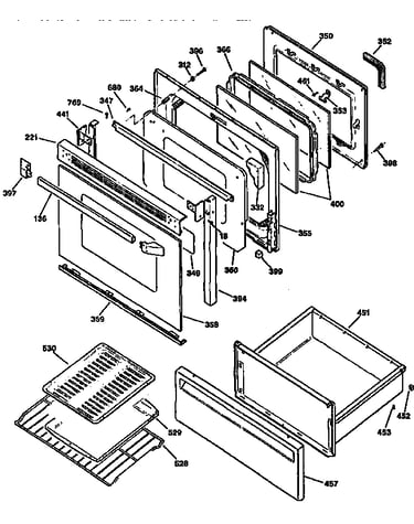 Door and drawer