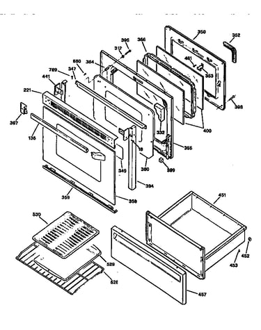 Door and drawer