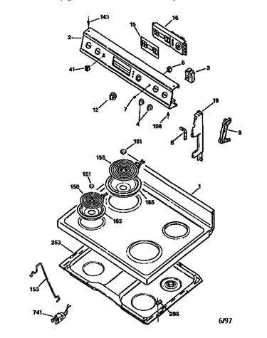 Cooktop and panel