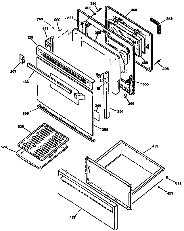 DOOR AND DRAWER