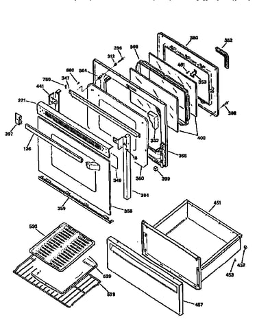 Door and drawer