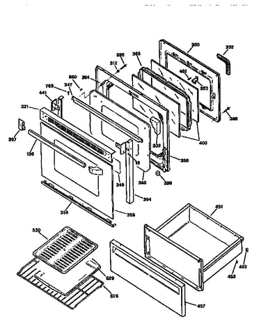 Door and drawer