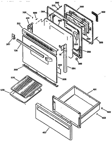 Door and drawer
