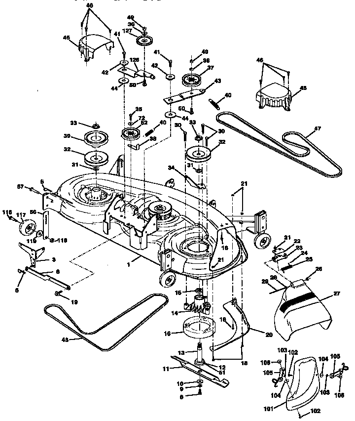 Mower deck