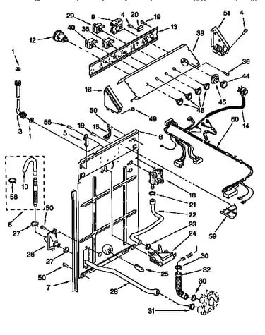 Controls and rear panel