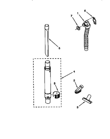 Hose and attachement